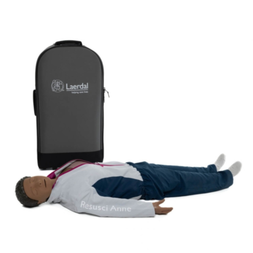 Laerdal Resusci Anne QCPR AED Reanimatiepop (donker) 
