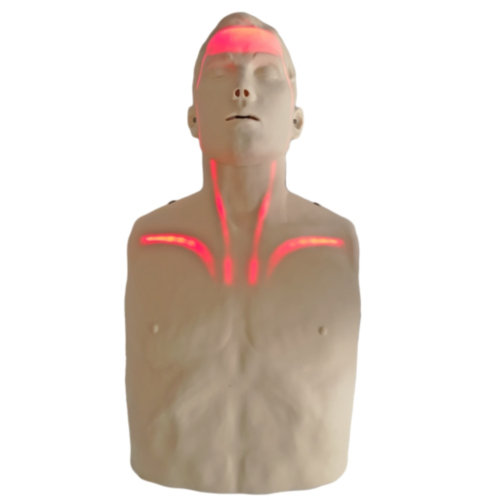 Brayden Reanimatiepop met rode ledverlichting