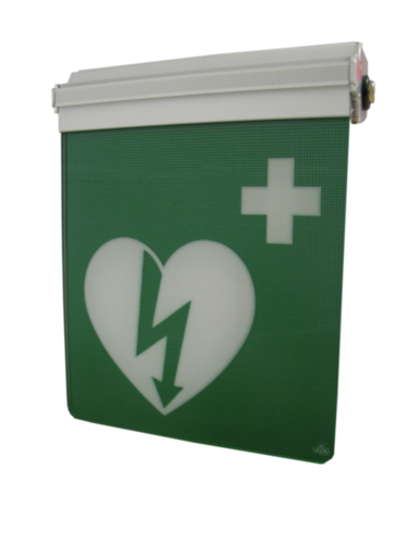 AED-pictogram op bord met LED-verlichting - 272