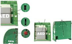 DefiSign/AIVIA 210 buitenkast met verwarming en codeslot - 10909