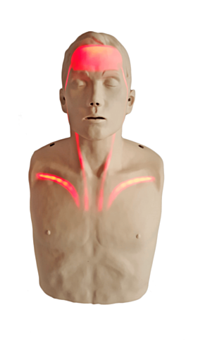 Brayden Reanimatiepop met rode ledverlichting - 10430