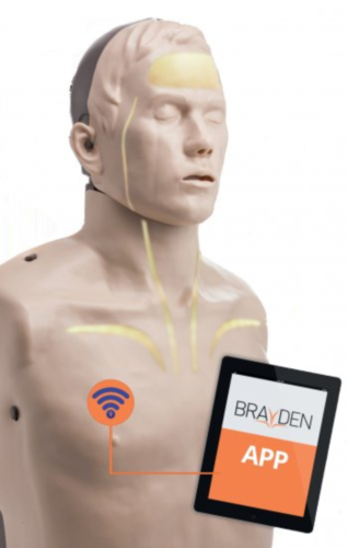 Brayden PRO Reanimatiepop met Bluetooth App Ondersteuning en rode ledverlichting - 6786