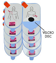 Defibtech Vervangingsplakkers trainingselektroden volw. (5 paar) - 5582