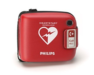 Philips Heartstart FRx tas (rood) - 9257