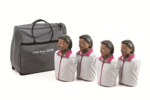 Laerdal Little Anne QCPR 4-pack, donkere huid - 4246