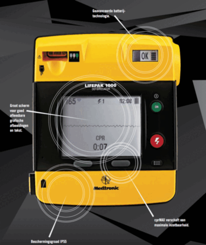 Physio-Control Lifepak 1000 met ECG weergave - 2006