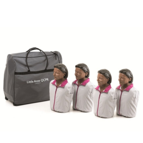 Laerdal Little Anne QCPR 4-pack, donkere huid - 1808