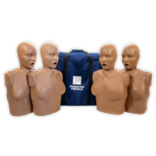 Prestan Professional Female Reanimatietorso 4-Pack (Donker) 