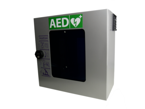SmartCase SC1240 AED Buitenkast Met Mechanisch Pincodeslot (Grijs) 