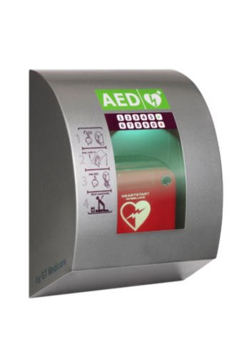 SixCase SC1340 AED Buitenkast Met Pincode (Grijs) 