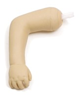 Laerdal arm voor Resusci Baby (rechts)