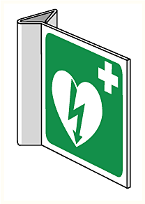 DefiSign AED Bord haaks