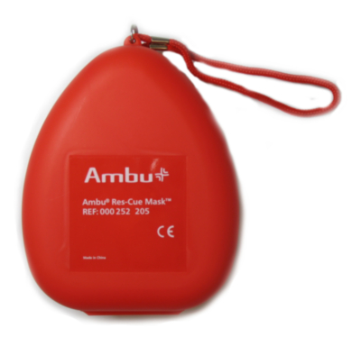 Ambu Rescue Mask met O2 inlaat, hardcase